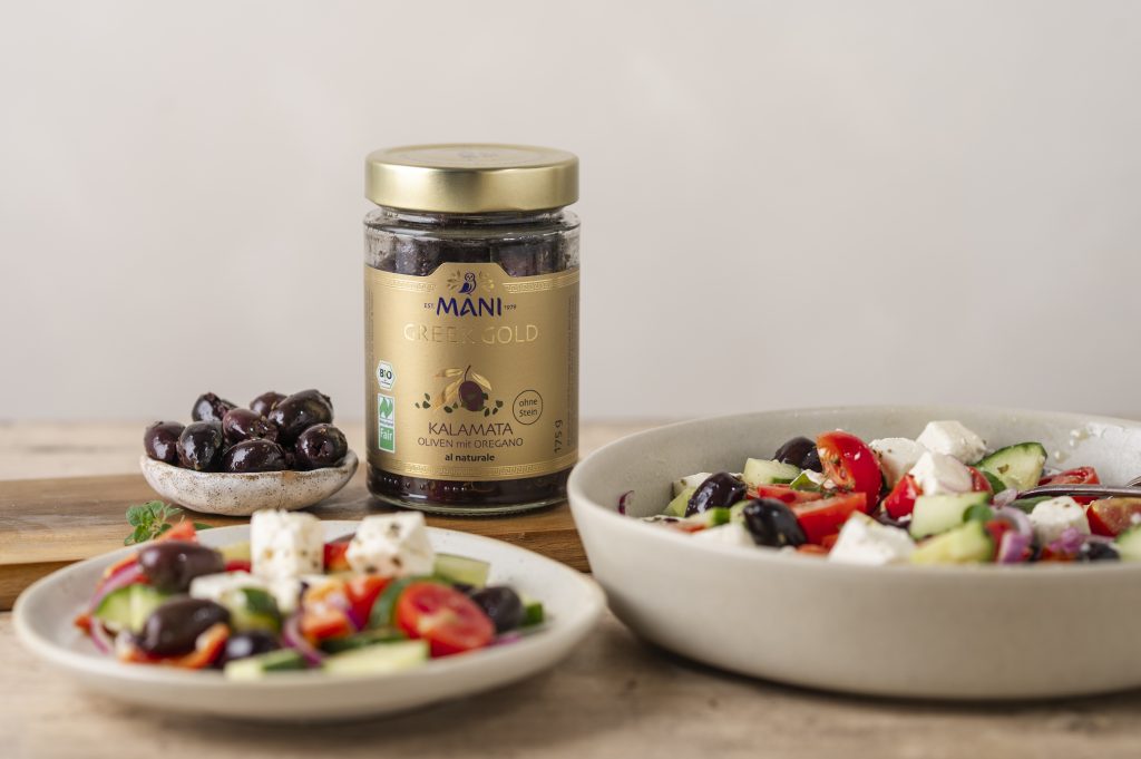 Griechischer Salat mit Greek Gold Kalamata Oliven